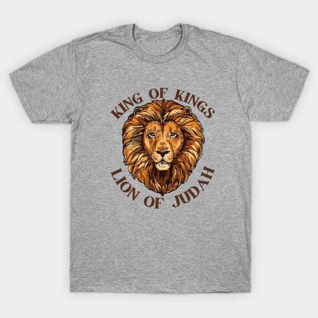 King of Kings, Lion of Judah T-Shirt by Kikapu creations